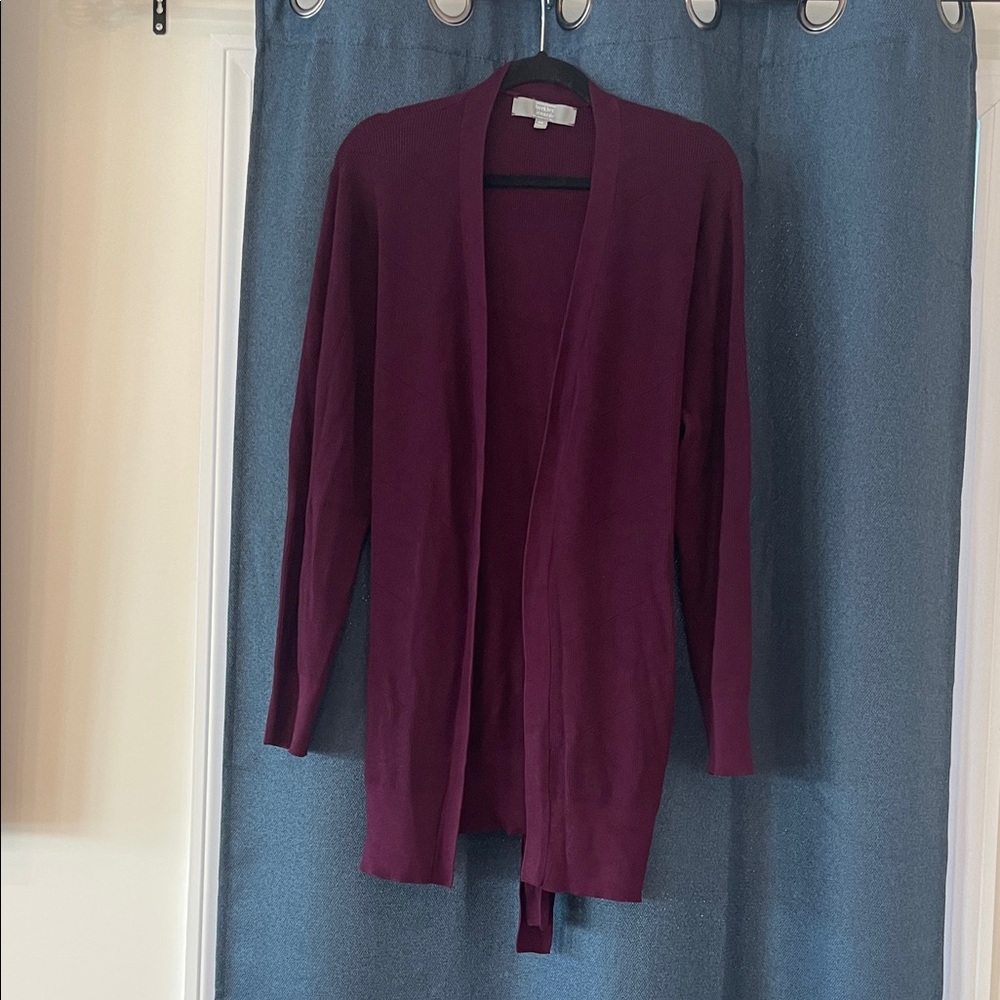 Chic Women's Burgundy Cardigan by [Brand]